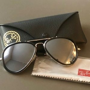 Authentic New Ray-Ban Road Sprit Aviator Glasses